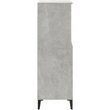  Visoka komoda siva betona 60x36x110 cm od konstruiranog drva | Eponuda.com