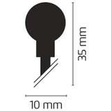  LED Spoljni božićni lanac CHAIN 80xLED 13m IP44 topla bela | Eponuda.com