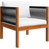 Maison Chic Vrtni Stoli - Stol za vrt z blazino trden akacijev les JS784, (21877236) Cene