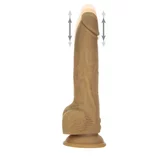 Naked Addiction realistični potisni dildo s daljinskim upravljačem, 23 cm