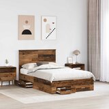  Krevetna konstrukcija Staro drvo 120 x 190 cm Konstruirano drvo | shoptok.hr