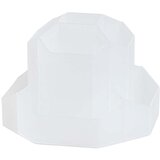INF Plastični organizator za pisala velike kapacitete za pisarniško in študentsko mizo Transparent+White, (5000078765) | Shoptok.si