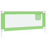 vidaXL Sigurnosna ograda za dječji krevet zelena 200 x 25 cm tkanina | shoptok.hr