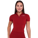 GymBeam ženska majica Ignite Cropped Dark Red 92170