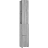 Furnova Kopalniška omarica siva sonoma 25x26,5x170 cm inženirski les, (21947246) | Shoptok.si