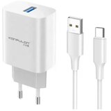 Konfulon Kućni punjač C87 + USB Type C Px24 brzi 5V/3A | Eponuda.com