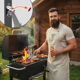 Berdsen BBQChef BD-894 vrtni žar na oglje s pokrovom, dimnikom in termometrom | Shoptok.si