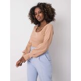 RUE PARIS Blouse-RV-BZ-6270.04P-dark beige | Shoptok.si