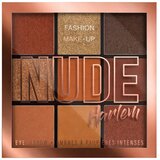 Fashion Make Up Senčila in podlage Nude Lidschattenpalette - 03 Harlem Kostanjeva | Shoptok.si