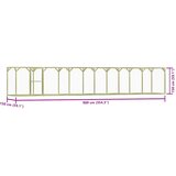  Kavez za kokoši od impregnirane borovine 1,5 x 9 x 1,5 m | shoptok.hr