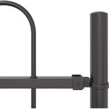  Vrtna Ograda 2 pcs Siva 3,4 x 0,6 m Čelik s prahom | Eponuda.com