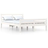  Za krevet od masivnog drva bijeli 150 x 200 cm 5FT King | shoptok.hr