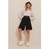 Trend Alaçatı Stili Shorts - Black - High Waist Cene