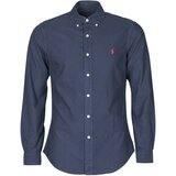 Polo Ralph Lauren CHEMISE CINTREE SLIM FIT EN OXFORD LEGER TYPE CHINO COL BOUTONNE Blue | shoptok.hr