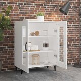  Komoda bijela 69,5x34x90 cm od konstruiranog drva | shoptok.hr