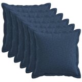  Jastuk s jastukom HOUTEN 6 kom. Plava Umjetni lan - Plava 50 x 50 cm 6 | shoptok.hr
