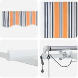  Retraktilna tenda večbarvno 350 x 250 cm Poliester in kovina, (5000207126) | Shoptok.si