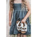 Boto Children's Sandals on Cork Platform with Velcro Closure in Grey Rorria | ePonuda.com