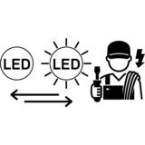 Lesnina XXXL Briloner 3770-015 - LED stropno svetlo sa senzorom FRAME LED/14W/230V 3000K 32x30 cm crna | Eponuda.com