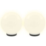 vidaXL LED kuglasta svjetiljka 2 kom 25 cm PMMA | shoptok.hr