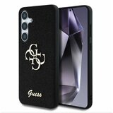 Guess PU Fixed Glitter 4G Metal Logo Zadní Kryt pro Samsung Galaxy S25 Black Ovitek za telefon Vijolična | Shoptok.si