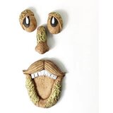 Home & Marker Vrtna skulptura, Vrtna dekoracija, Dekoracija lubja, Stari nasmejani moški (Skulptura A) | SCULPTURE, (21297648) | Shoptok.si