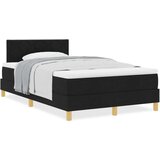 vidaXL okvir s opružnim krevetom s madracem crni 120x200 cm tkanina | shoptok.hr