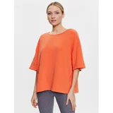 American Vintage Bluza Hapylife HAPY02AE23 Oranžna Relaxed Fit