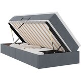  Krevet s madracem i skladištem Tamno siva 90 x 200 cm Baršun | shoptok.hr