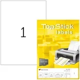 Etikete topstick, 210x297 mm, 100/1 HER8720