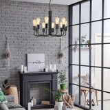  Luster na lancu 10xE27/60W/230V crne boje | Eponuda.com