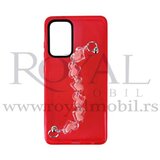  futrola heart narukvica za samsung A725 galaxy A72 crvena Cene