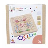 Simba Toys Eichhorn: Drvena Montessori geoboard – razvoj oblika, mašte i fine motorike - Cijene