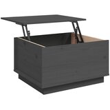  Stolić za kavu sivi 60 x 50 x 35 cm od masivne borovine | shoptok.hr