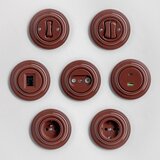  Kliklap - retro prekidač za stepenište sa ramom br. 6, braon | Eponuda.com