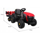 Traktor na akumulator s prikolico Titanium - rdeč | Shoptok.si