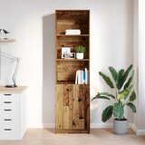  Visoka komoda boja staro drvo 50x35x180 cm konstruirano drvo | shoptok.hr