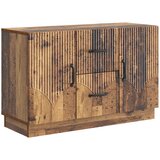 vidaXL Strani šal s predalom Star les 89 x 34,5 x 57 cm Inženirski les, (5000217577) | Shoptok.si