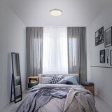 BRILONER 7073-414 - led plafonjera star sky, LED/16W/230V, prečnik 21 cm, srebrna | Eponuda.com
