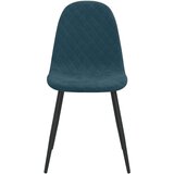  Jedilni stoli 6 kosov moder žamet, (20701061) | Shoptok.si