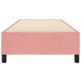  Za krevet s oprugama ružičasti 120 x 200 cm baršunasti | shoptok.hr