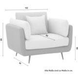 Bessagi Home naslanjač chesterfield genesis, siv | Shoptok.si