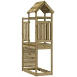  Igraći Toranj Smeđa Solidno Impregnirano Drvo 53 x 110,5 x 214 cm | shoptok.hr