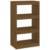 Maison Chic Knjižna omara - Knjižni regal medeno rjava 60x30x103,5 cm borovina, (21723533) Cene