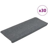 vidaXL Samoljepljivi otirači za stepenice 30 kom sivi 65x24,5x3,5 cm | shoptok.hr