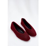 Boto Women's Ballerinas With Sheepskin Bordeaux Zimira | Shoptok.si