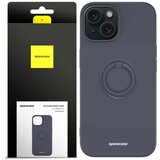 Spacecase OVITEK SILIKONSKI OBROČ ZA IPHONE 15 OVITEK ČRN, (21963740) | Shoptok.si