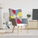  Stolica za opuštanje s uzorkom patchworka od tkanine | shoptok.hr