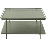 Unique Furniture Zelena kovinska klubska mizica 75x75 cm Yuba – Cene