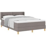vidaXL Postelja z vzmetnico z vzmetnico Taupe 160 x 200 cm blago, (5000141798) | Shoptok.si